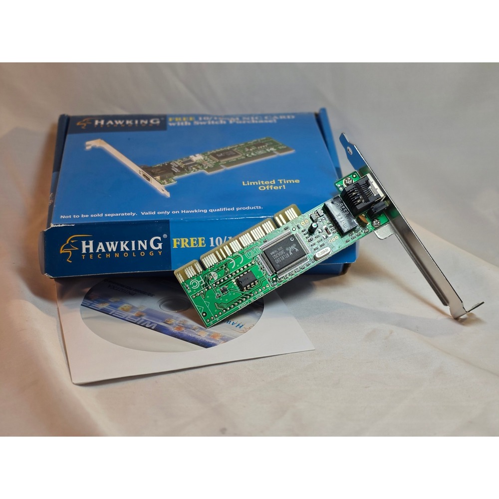Hawking Technology HFS8T-P 10/100M NIC PCI Ethernet Adapter Realtek RTL8139D
